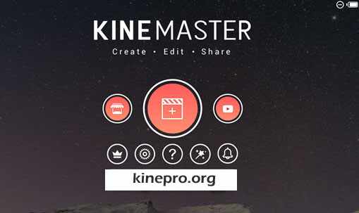 Open KineMaster and Create a Project